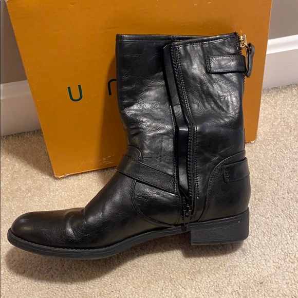 Black combat booties - Picture 3 of 4